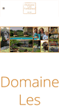 Mobile Screenshot of domainelesfontaines.com